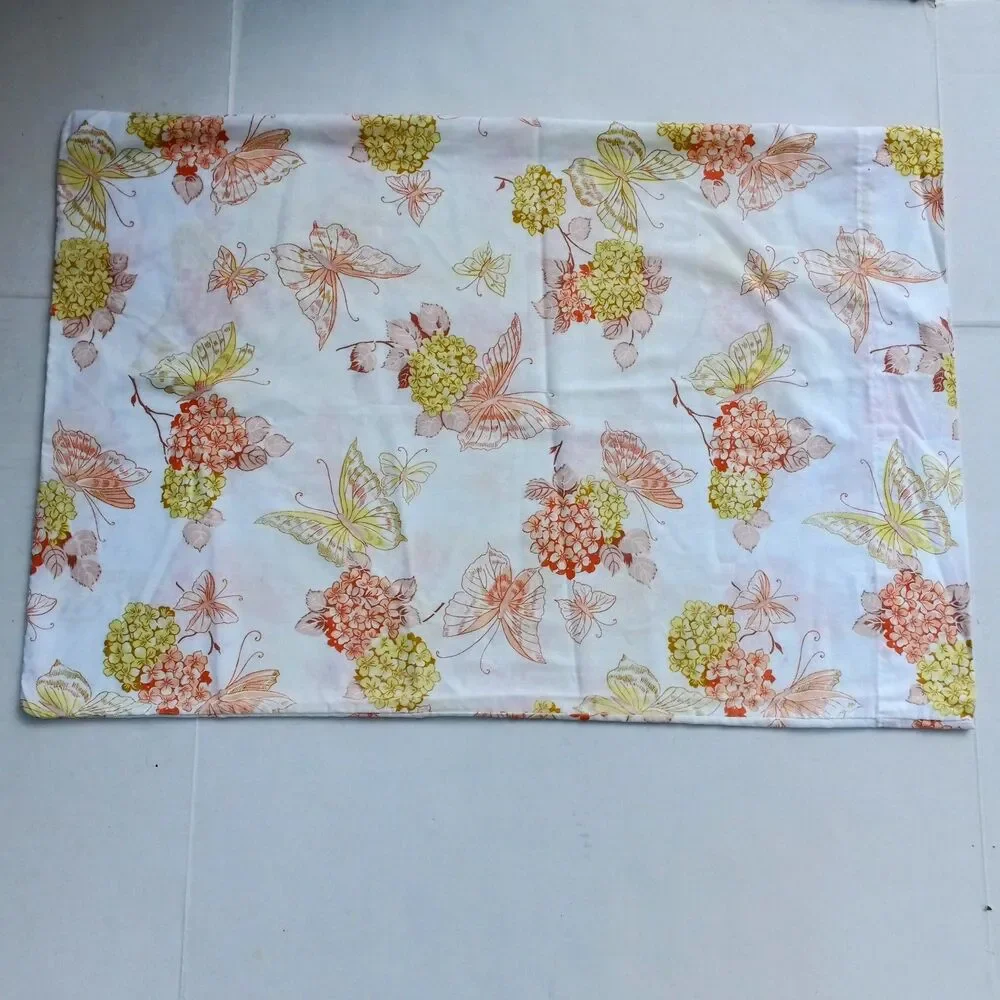 Vtg Cannon Monticello Firenzia Pillowcase-Queen Size 20